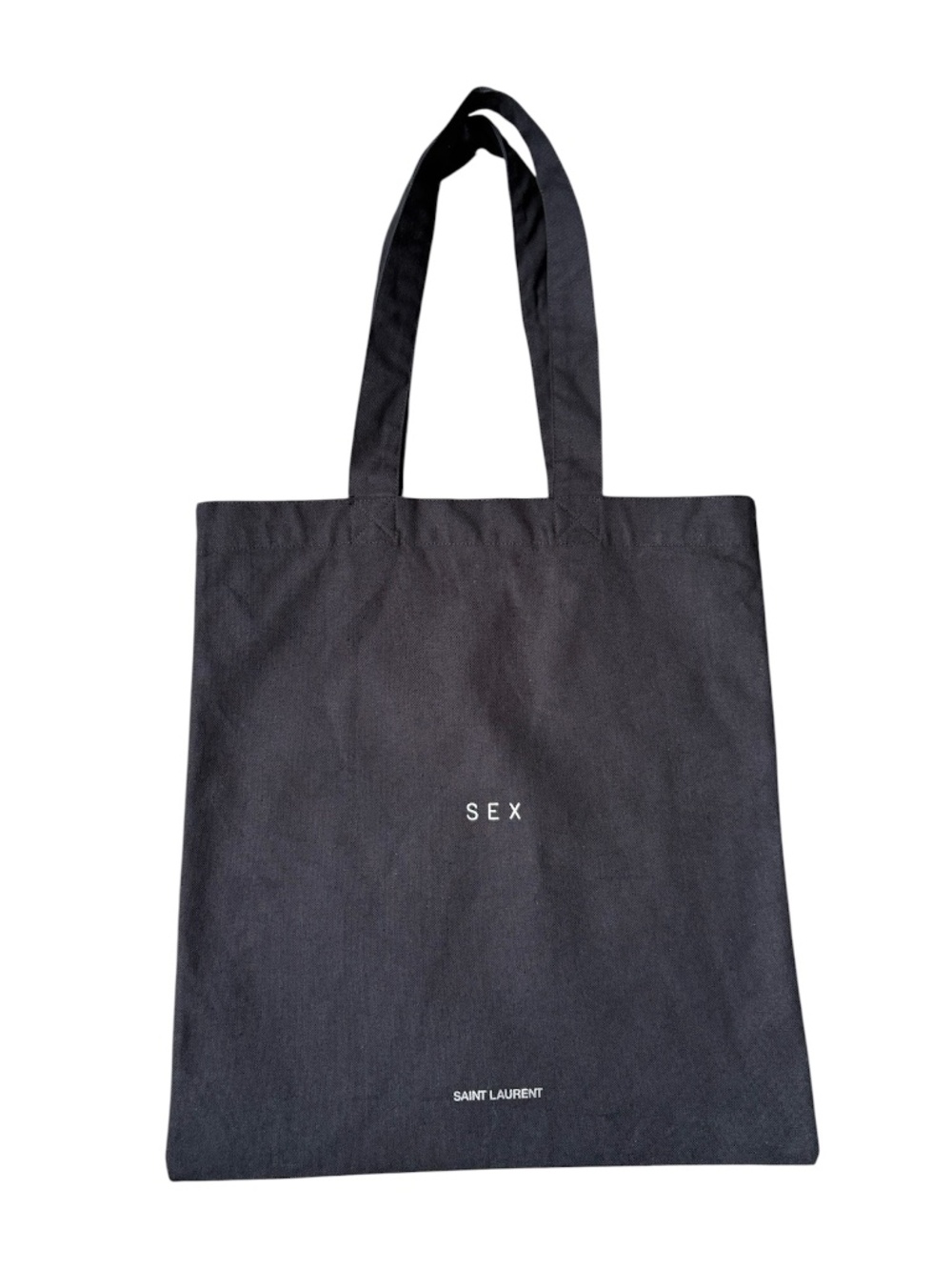Saint Laurent Madonna Sex Art Basel Miami 2022 Black Canvas Tote Collectible